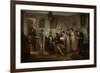 Quilting Party, 1872-Henry Bacon-Framed Giclee Print