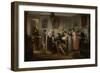 Quilting Party, 1872-Henry Bacon-Framed Premium Giclee Print