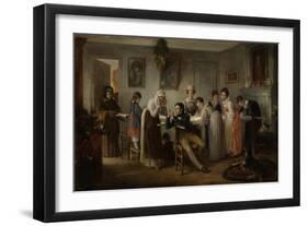 Quilting Party, 1872-Henry Bacon-Framed Premium Giclee Print