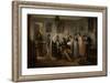 Quilting Party, 1872-Henry Bacon-Framed Giclee Print