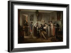 Quilting Party, 1872-Henry Bacon-Framed Giclee Print