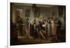 Quilting Party, 1872-Henry Bacon-Framed Giclee Print