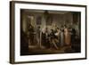 Quilting Party, 1872-Henry Bacon-Framed Giclee Print