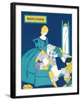 Quilting Poster-null-Framed Art Print