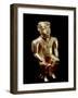 Quimbaya Anthropomorphic Figure of a Seated Man-null-Framed Photographic Print