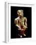 Quimbaya Anthropomorphic Figure of a Seated Man-null-Framed Photographic Print