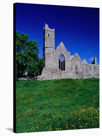 Quin Abbey Franciscan 15th Century Friary, County Clare, Ireland-Gareth McCormack-Stretched Canvas