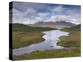 Quinag Mountain Seen Beyond Loch Assynt, Coigach Swt, Sutherland, Highlands, Scotland, UK-Joe Cornish-Stretched Canvas