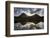 Quinag (Sail Ghorm and Sail Gharbh) and Moorland Pool, Assynt, Sutherland, Nw Scotland, UK, October-Mark Hamblin-Framed Photographic Print