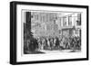 Quincampoix Street, Paris, 1718-Gaspard Duchange-Framed Giclee Print