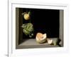 Quince, Cabbage, Melon, and Cucumber, C.1602-Juan Sanchez Cotan-Framed Giclee Print