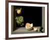 Quince, Cabbage, Melon, and Cucumber, C.1602-Juan Sanchez Cotan-Framed Giclee Print