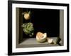 Quince, Cabbage, Melon, and Cucumber, C.1602-Juan Sanchez Cotan-Framed Giclee Print