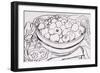 Quince in a Large Bowl, 2000-Joan Thewsey-Framed Giclee Print