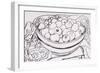 Quince in a Large Bowl, 2000-Joan Thewsey-Framed Giclee Print