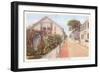 Quince Street, Nantucket, Massachusetts-null-Framed Art Print