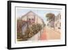 Quince Street, Nantucket, Massachusetts-null-Framed Art Print