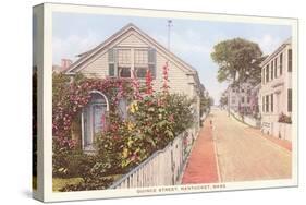 Quince Street, Nantucket, Massachusetts-null-Stretched Canvas