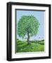 Quince Tree and Pigeons, 1983-Liz Wright-Framed Giclee Print