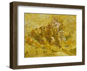 Quinces, Lemons, Pears and Grapes, 1887-1888-Vincent van Gogh-Framed Giclee Print