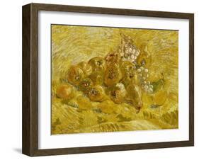 Quinces, Lemons, Pears and Grapes, 1887-1888-Vincent van Gogh-Framed Giclee Print