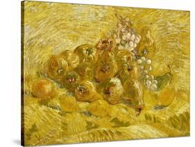 Quinces, Lemons, Pears and Grapes-Vincent van Gogh-Stretched Canvas