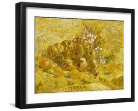 Quinces, Lemons, Pears and Grapes-Vincent van Gogh-Framed Giclee Print