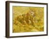 Quinces, Lemons, Pears and Grapes-Vincent van Gogh-Framed Premium Giclee Print