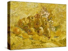 Quinces, Lemons, Pears and Grapes-Vincent van Gogh-Stretched Canvas