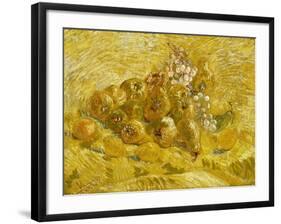 Quinces, Lemons, Pears and Grapes-Vincent van Gogh-Framed Giclee Print