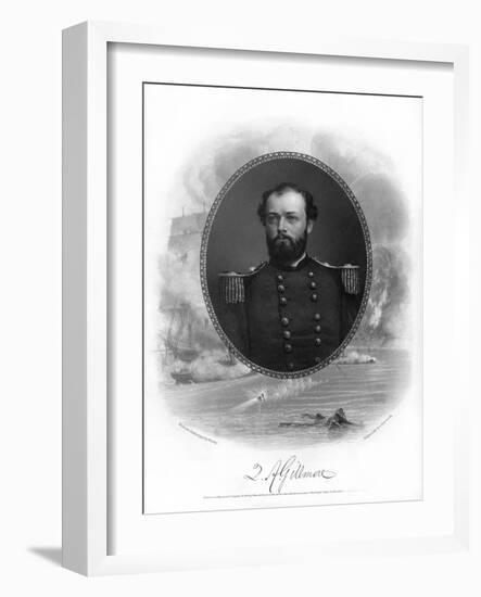 Quincy Adams Gillmore, American Union Major-General, 1862-1867-Brady-Framed Giclee Print