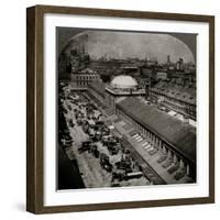 Quincy Market and Faneuil Hall 1906-H.C. White-Framed Photo