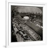 Quincy Market and Faneuil Hall 1906-H.C. White-Framed Photo