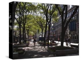 Quincy Market, Boston, Massachusetts, New England, USA-Amanda Hall-Stretched Canvas