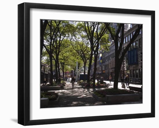 Quincy Market, Boston, Massachusetts, New England, USA-Amanda Hall-Framed Photographic Print