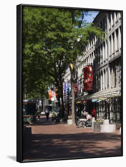 Quincy Market, Boston, Massachusetts, New England, USA-Amanda Hall-Framed Photographic Print