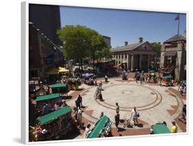 Quincy Market, Boston, Massachusetts, New England, USA-Amanda Hall-Framed Photographic Print