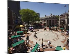 Quincy Market, Boston, Massachusetts, New England, USA-Amanda Hall-Mounted Photographic Print