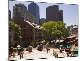 Quincy Market, Boston, Massachusetts, New England, USA-Amanda Hall-Mounted Photographic Print