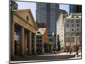 Quincy Market by Faneuil Hall, Boston, Massachusetts, USA-Amanda Hall-Mounted Photographic Print