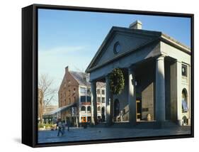 Quincy Market, South Market Street-Jack E. Boucher-Framed Stretched Canvas