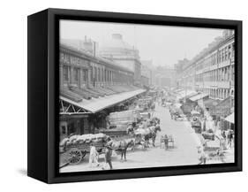 Quincy Market-null-Framed Stretched Canvas