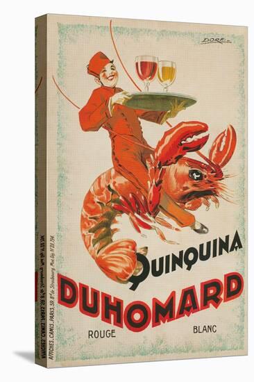 Quinquina Du Homard Aperitif Advertisement-null-Stretched Canvas