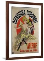 Quinquina Dubonnet, France, 1895-Jules Chéret-Framed Giclee Print