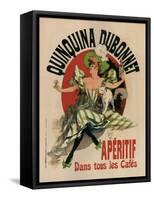 Quinquina Dubonnet-Jules Chéret-Framed Stretched Canvas