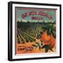 Quinta Amalia Brand - Sonora, Mexico - Citrus Crate Label-Lantern Press-Framed Art Print