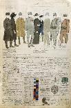 Uniforms of Grand Duchy of Tuscany, Color Plate, 1854-Quinto Cenni-Giclee Print