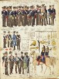 Uniforms of Kingdom of Italy, Color Plate, 1916-Quinto Cenni-Giclee Print