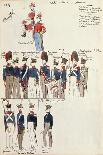 Uniforms of Grand Duchy of Tuscany, Color Plate, 1854-Quinto Cenni-Giclee Print