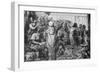 Quintus Fabius Declaring War to Carthegian Senate-null-Framed Giclee Print